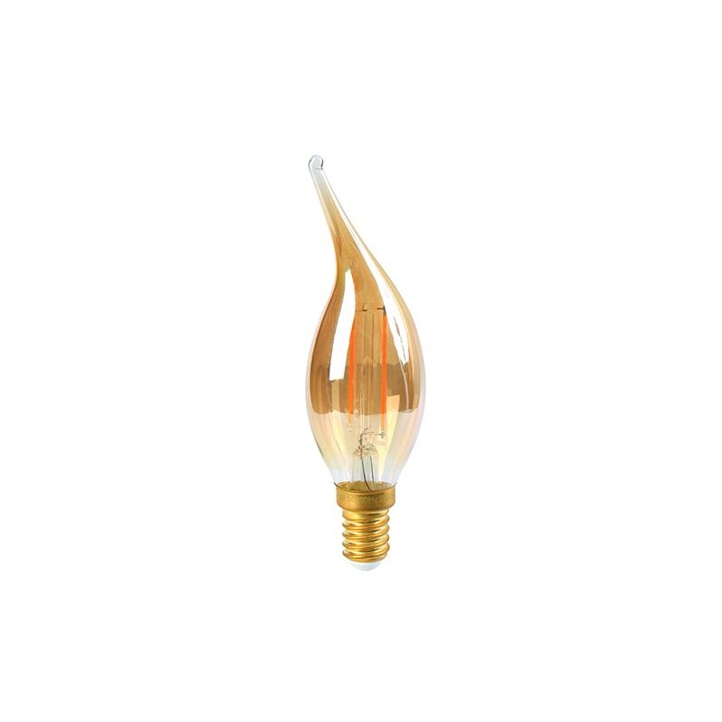 FLAMME CV4 FILAMENT LED 4W 240V E14 2500K 280LM DIM. AMB.